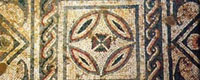 Sala mosaico a quadrati
